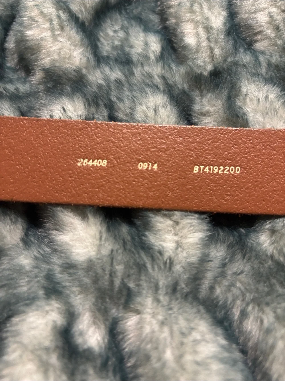Fossil Brown Genuine Leather Braided Belt Brass Oval Buckle Boho Western Size M